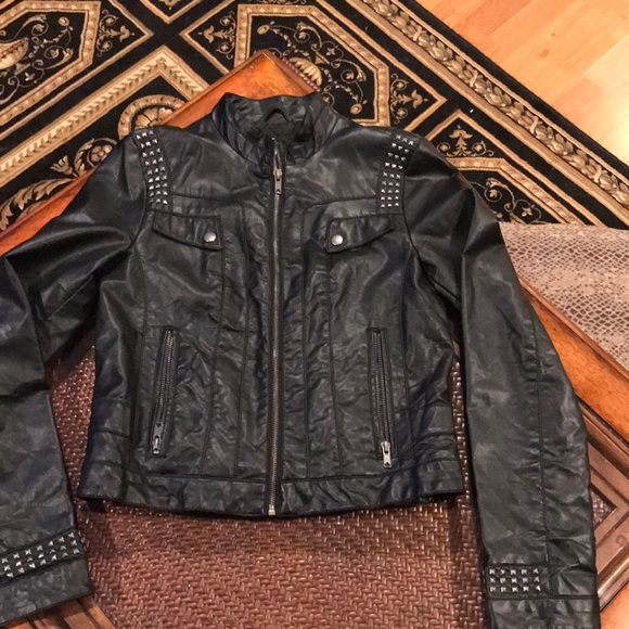 Exhilaration Jackets & Blazers - Exhilaration faux leather  jacket